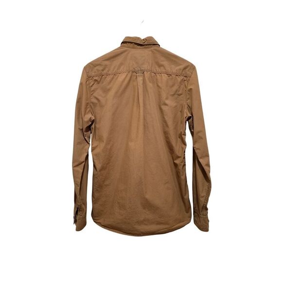 Parx Authentic Casual Khaki Button Down Shirt Slim Handcrafted Men's Size M (39) - Picture 2 of 7